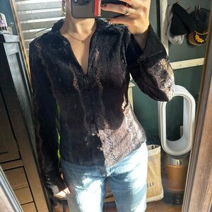Velvet Zara button top